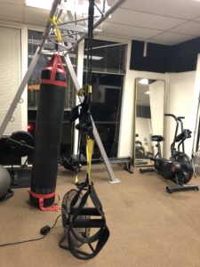 boxing equipment and TRX